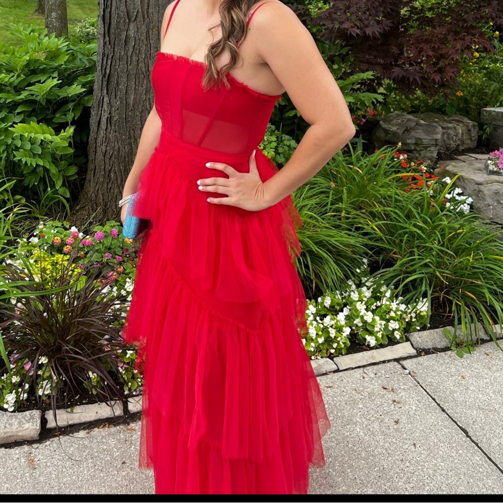 Red dress